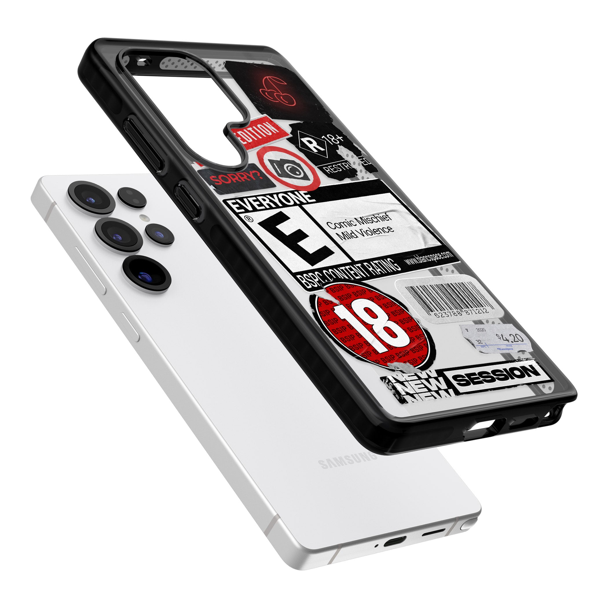 Rated 18+ Sticker Mix