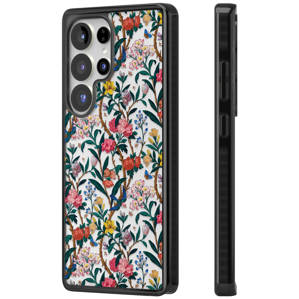 Vines & Flowers Samsung S25 Ultra / Samsung S26 Ultra Impact Black Phone Case side