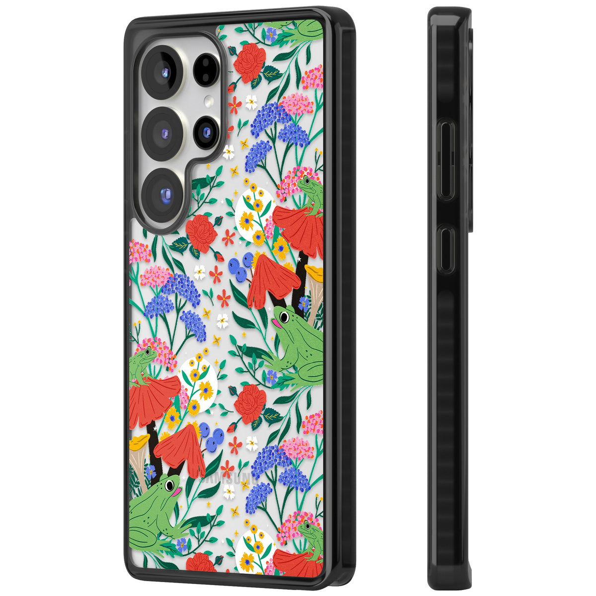 Tropical Samsung S25 Ultra / Samsung S26 Ultra Impact Black Phone Case side