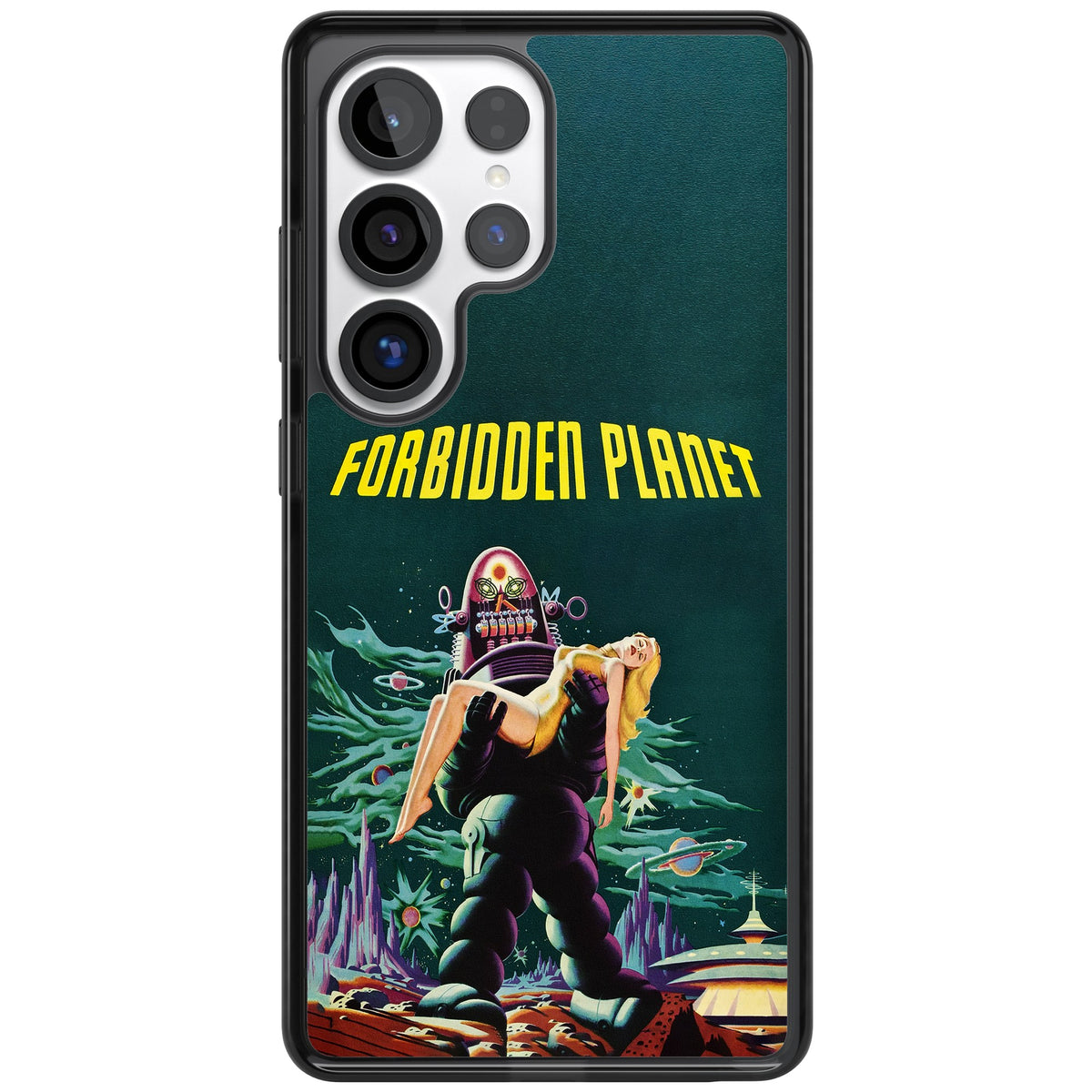 Forbidden Planet Poster Samsung S25 Ultra / Samsung S26 Ultra Impact Black Phone Case front