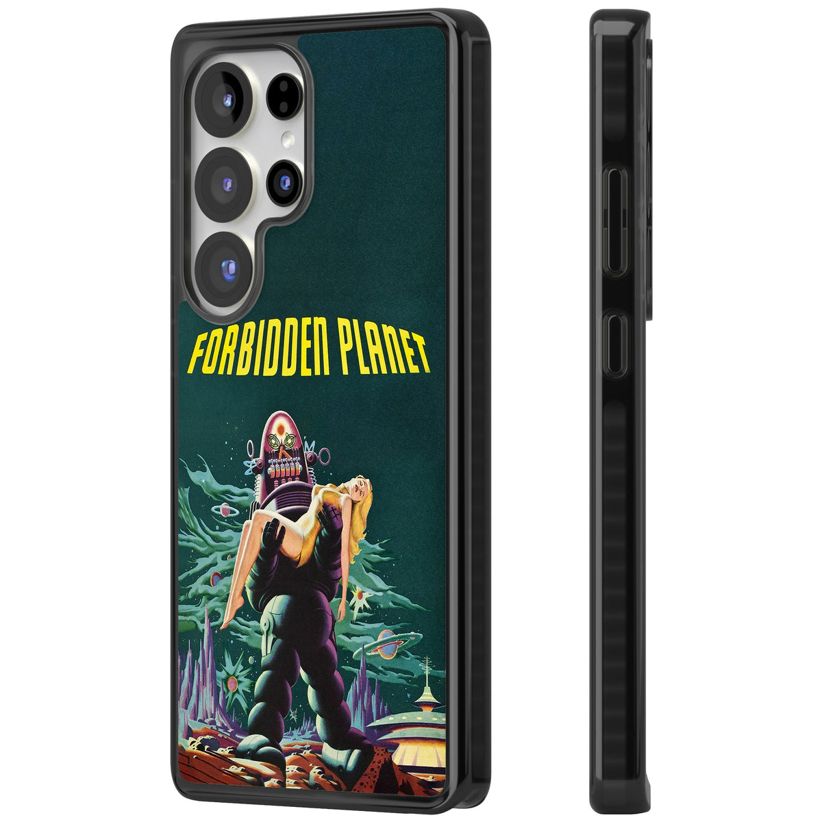 Forbidden Planet Poster Samsung S25 Ultra / Samsung S26 Ultra Impact Black Phone Case side
