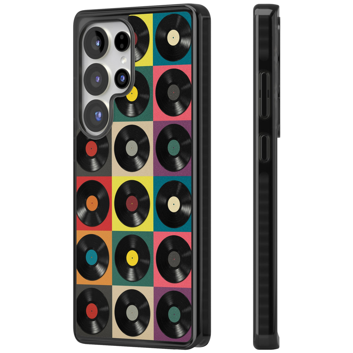 Vinyl Records Samsung S25 Ultra / Samsung S26 Ultra Impact Black Phone Case side
