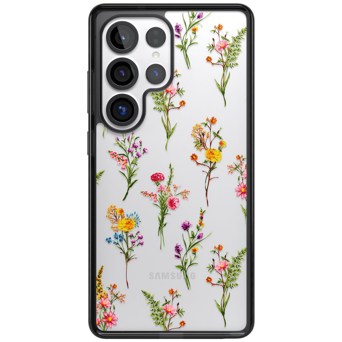 Picked Wildflowers Samsung S25 Ultra / Samsung S26 Ultra Impact Black Phone Case front