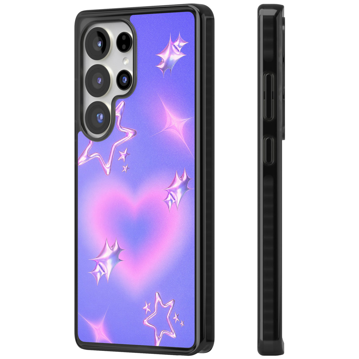 Soft Sugar Samsung S25 Ultra / Samsung S26 Ultra Impact Black Phone Case side