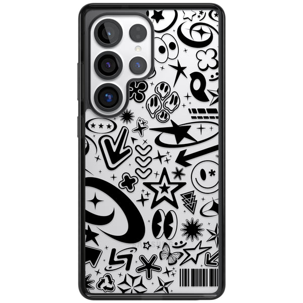 Black Y2K Pattern