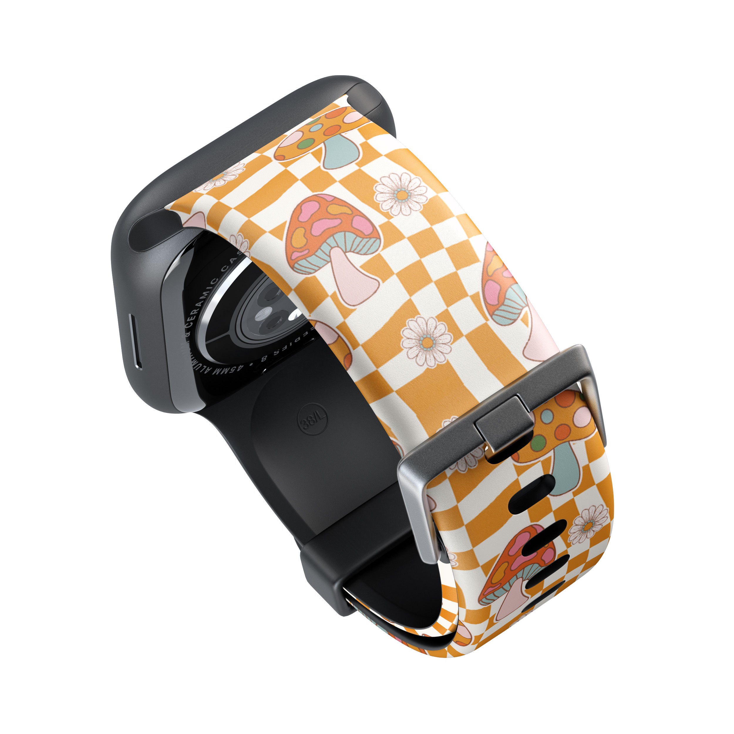 Wavy Checked Shrooms Apple Watch Strap - 38mm / 40mm / 41mm