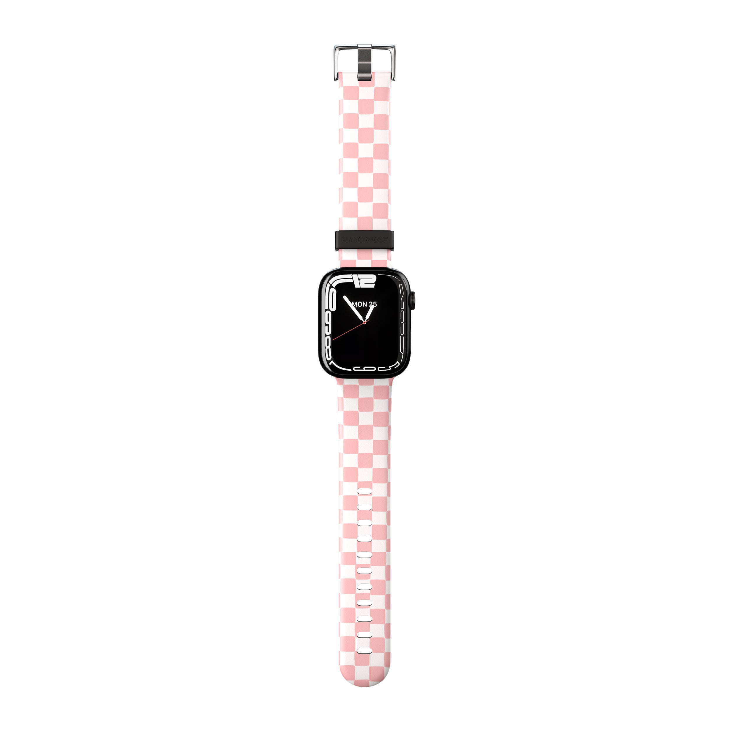 Pink & White Checked Apple Watch Strap - 38mm / 40mm / 41mm