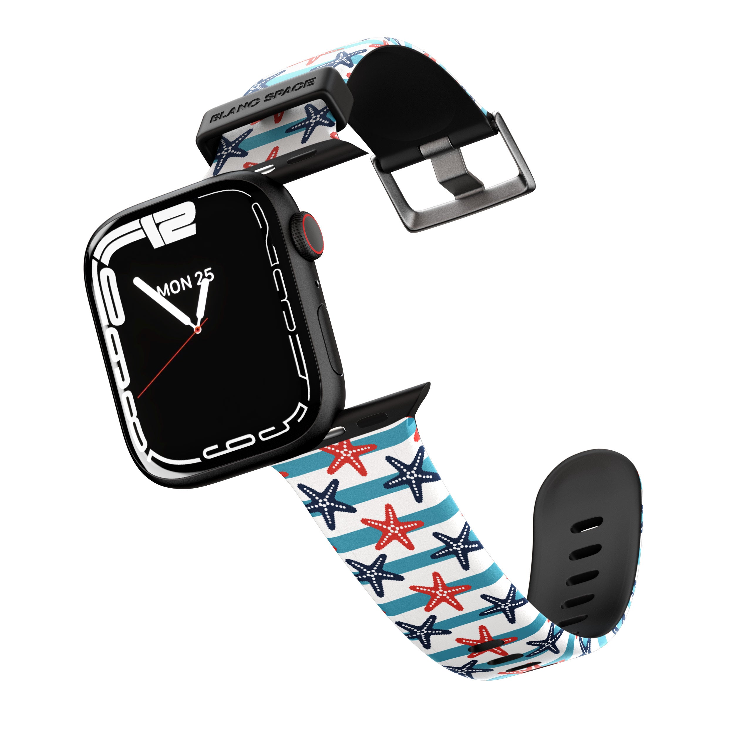 Nautical Starfish Stripe Apple Watch Strap - 38mm / 40mm / 41mm