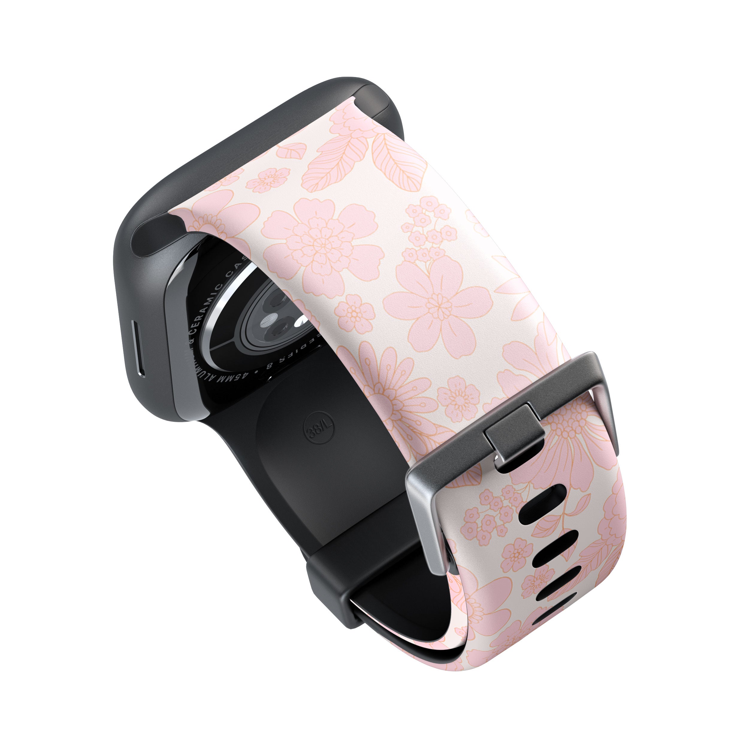 Gentle Pink Flowers Apple Watch Strap - 38mm / 40mm / 41mm