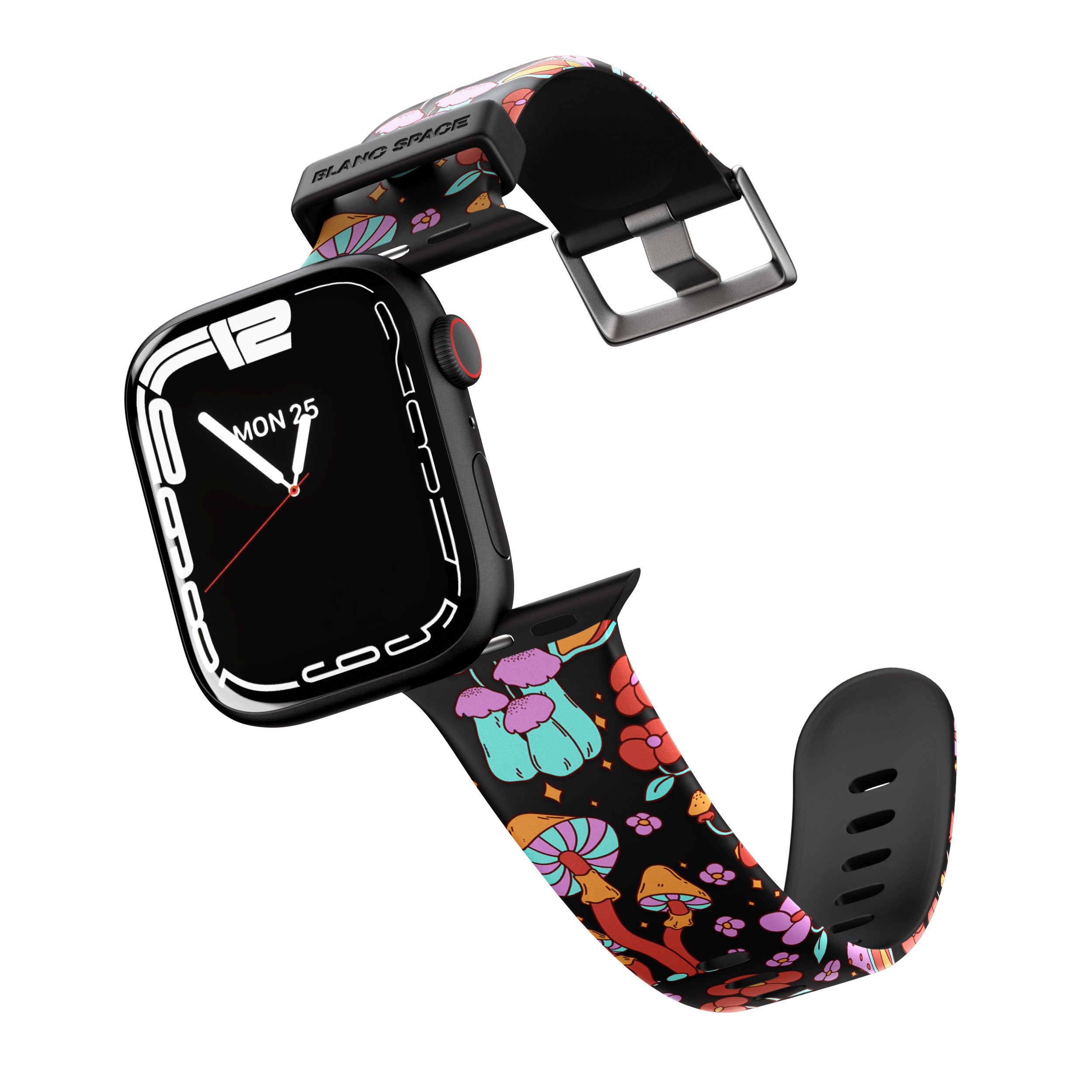 Psychedelic Flowers & Mushrooms Apple Watch Strap - 38mm / 40mm / 41mm