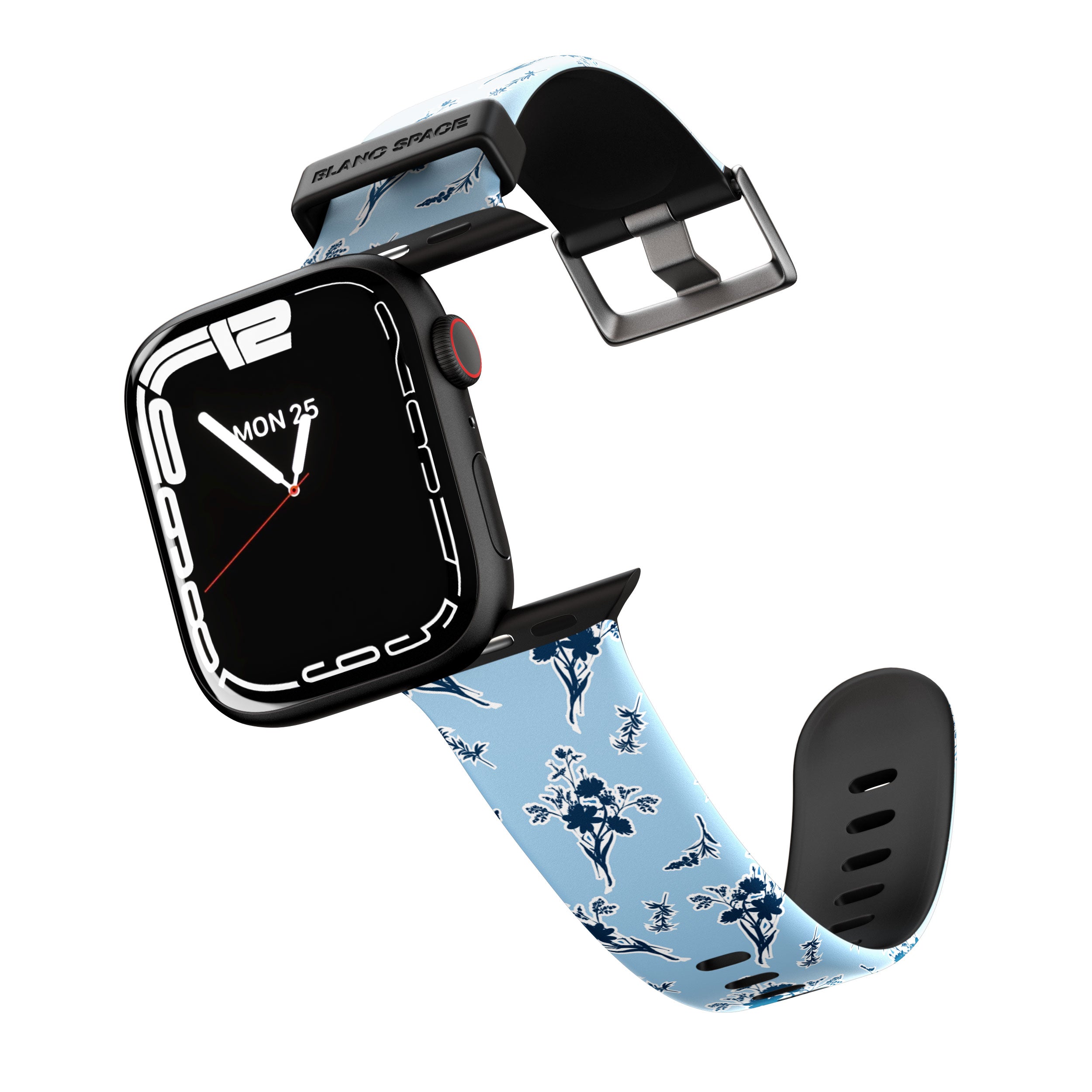 Blue Sticker Wildflowers Apple Watch Strap - 38mm / 40mm / 41mm