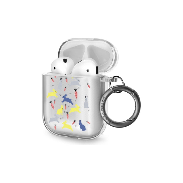 Pastel Bunnies and Carrots AirPods Case (2nd Generation)