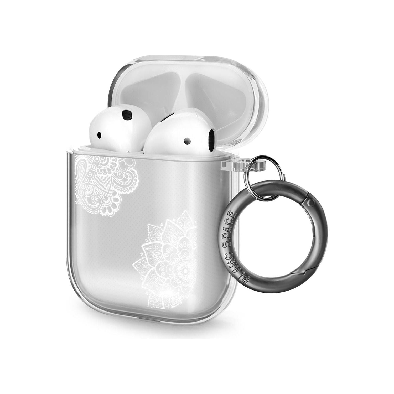 White Henna Florals AirPods Case (2nd Generation)