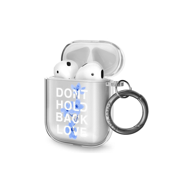 Don't Hold Back Love - Blue & White AirPods Case (2nd Generation)