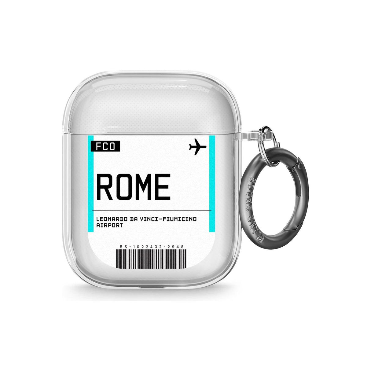 Rome Boarding Pass Airpods Case (2nd Generation)