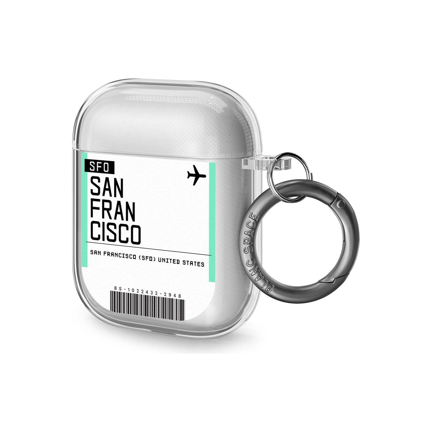 San Francisco Boarding Pass AirPods Case (2nd Generation)