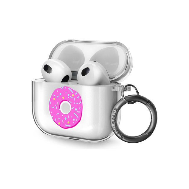 Pink Donut Pattern AirPods Case (3rd Generation)