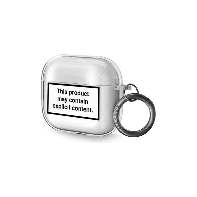 Contains Explicit Content Airpod Case (3rd Generation)