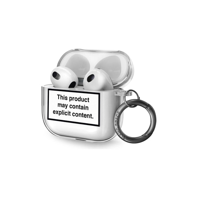 Contains Explicit Content Airpod Case (3rd Generation)