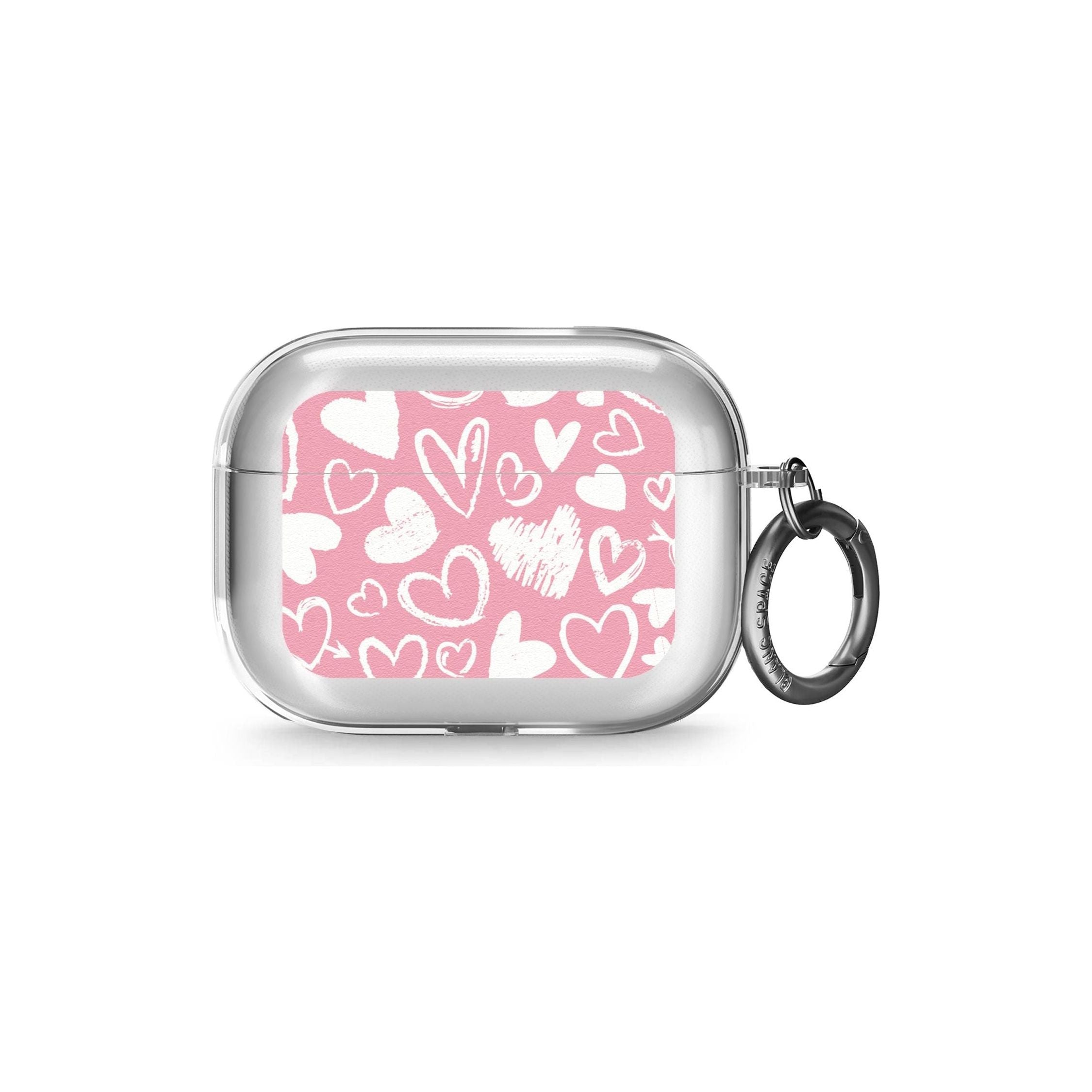 Chalk Hearts Airpod Pro Case