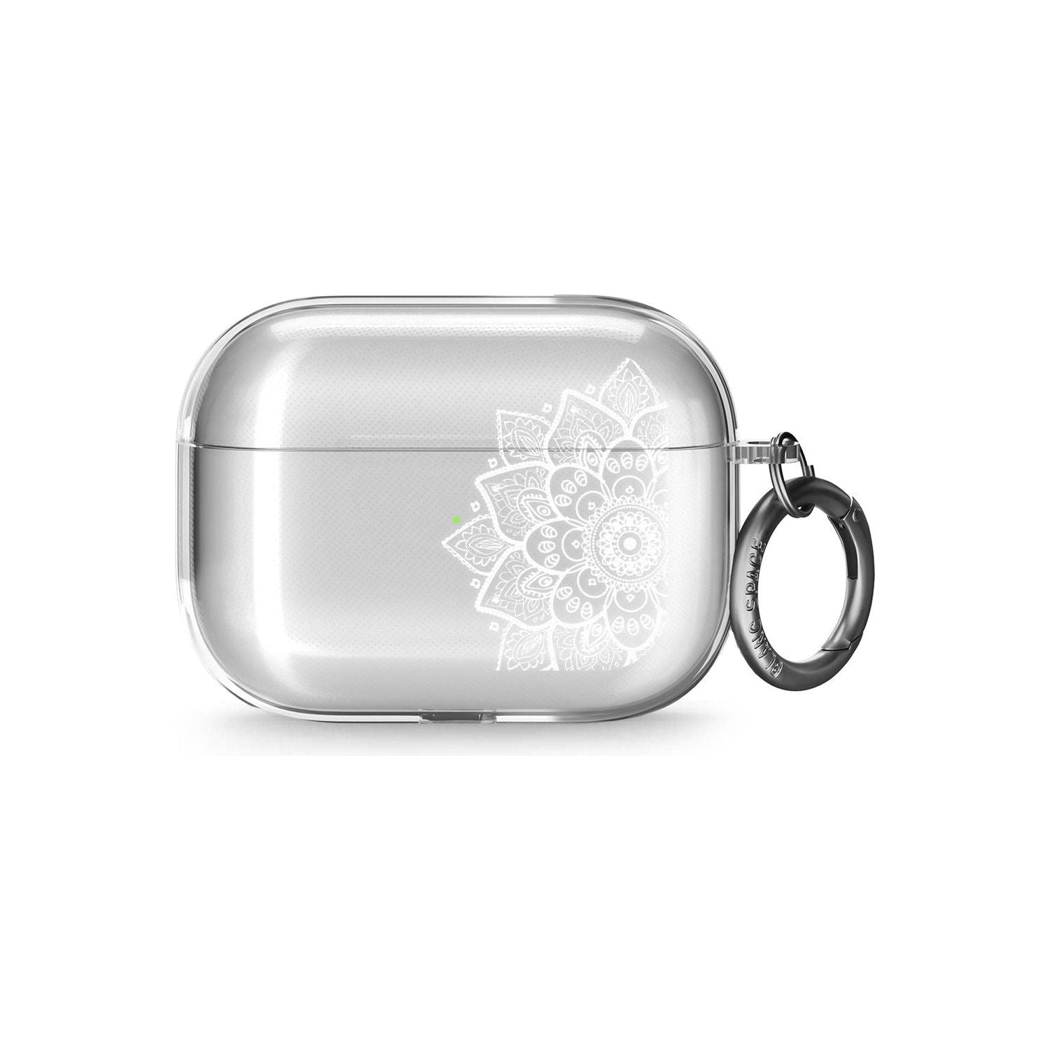 White Henna Florals AirPods Pro Case