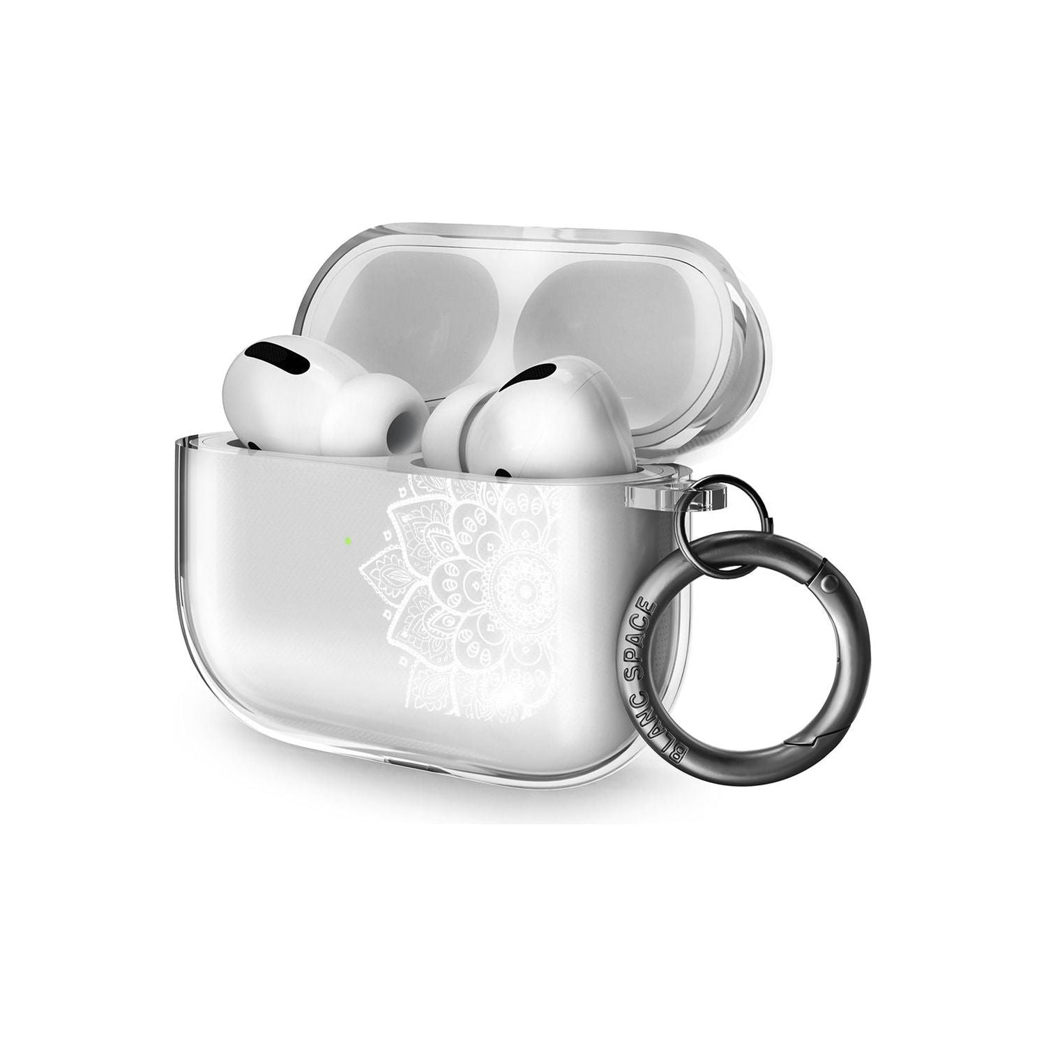 White Henna Florals AirPods Pro Case