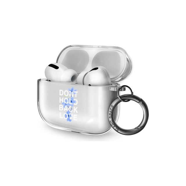 Don't Hold Back Love - Blue & White AirPods Pro Case