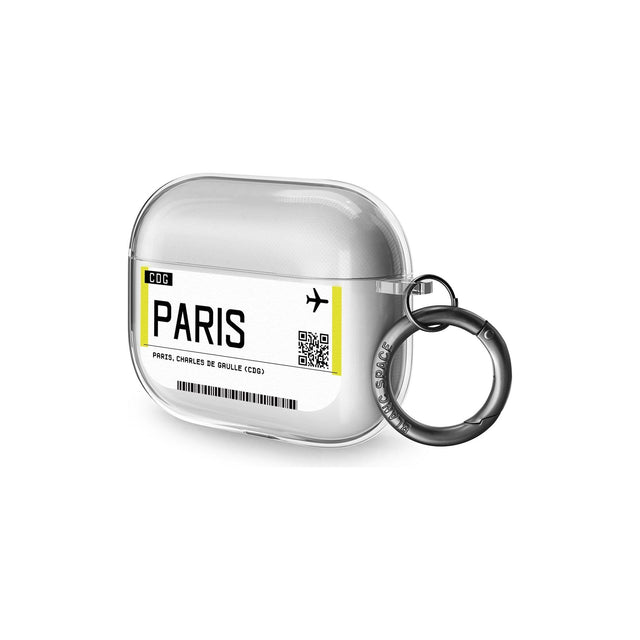 Paris Boarding Pass Airpods Pro Case