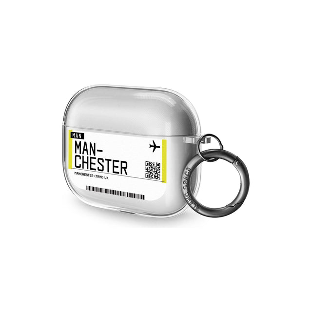 Manchester Boarding Pass Airpods Pro Case