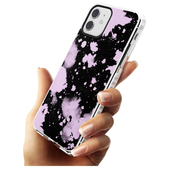 Pink & Black Acid Wash Tie-Dye iPhone Case   Phone Case - Case Warehouse