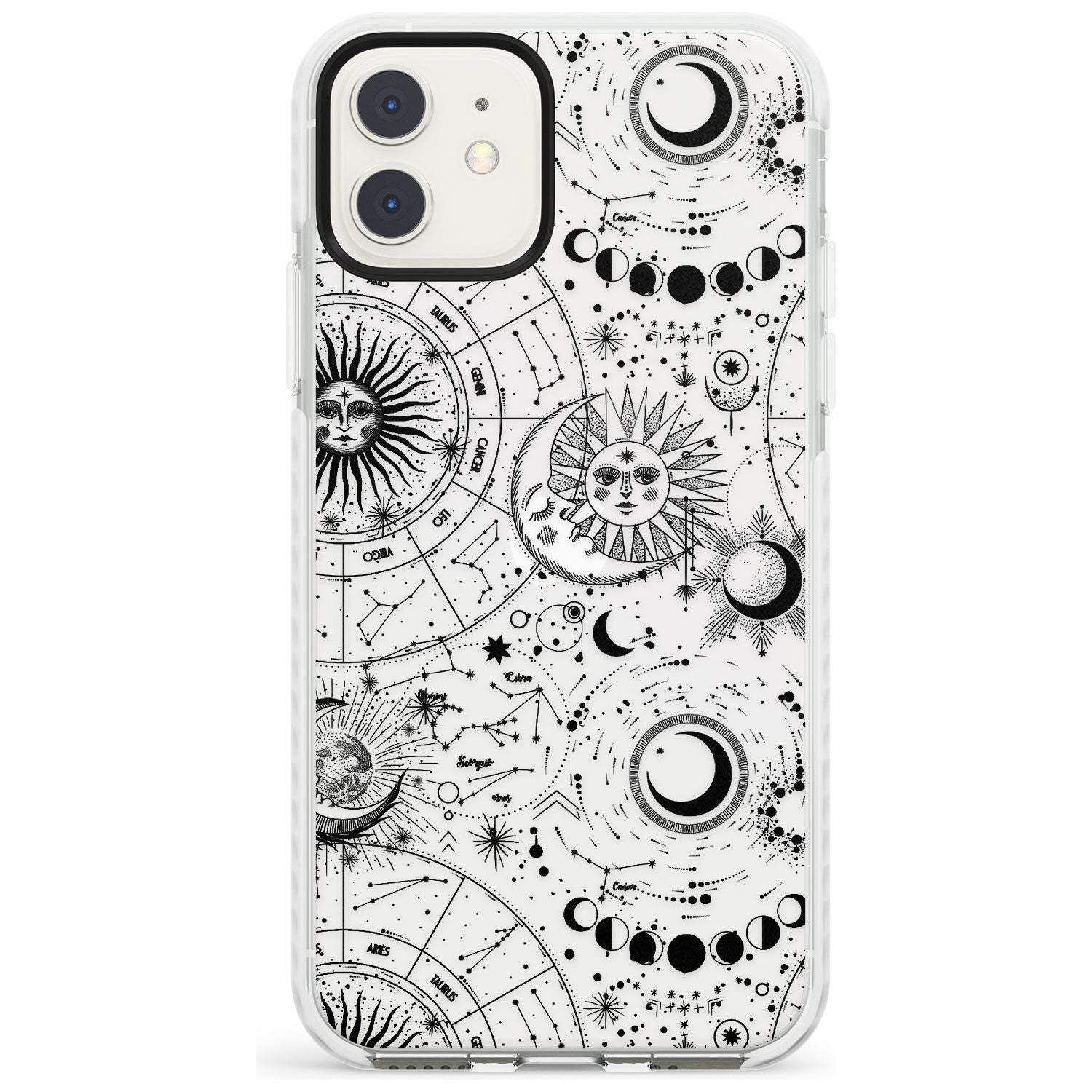 Suns, Moons, Zodiac Signs Astrological Impact Phone Case for iPhone 11