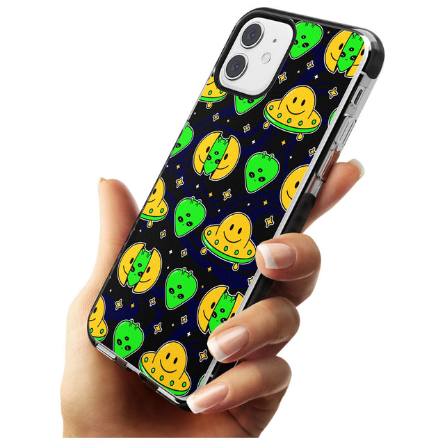 Alien Head Pattern Black Impact Phone Case for iPhone 11 Pro Max
