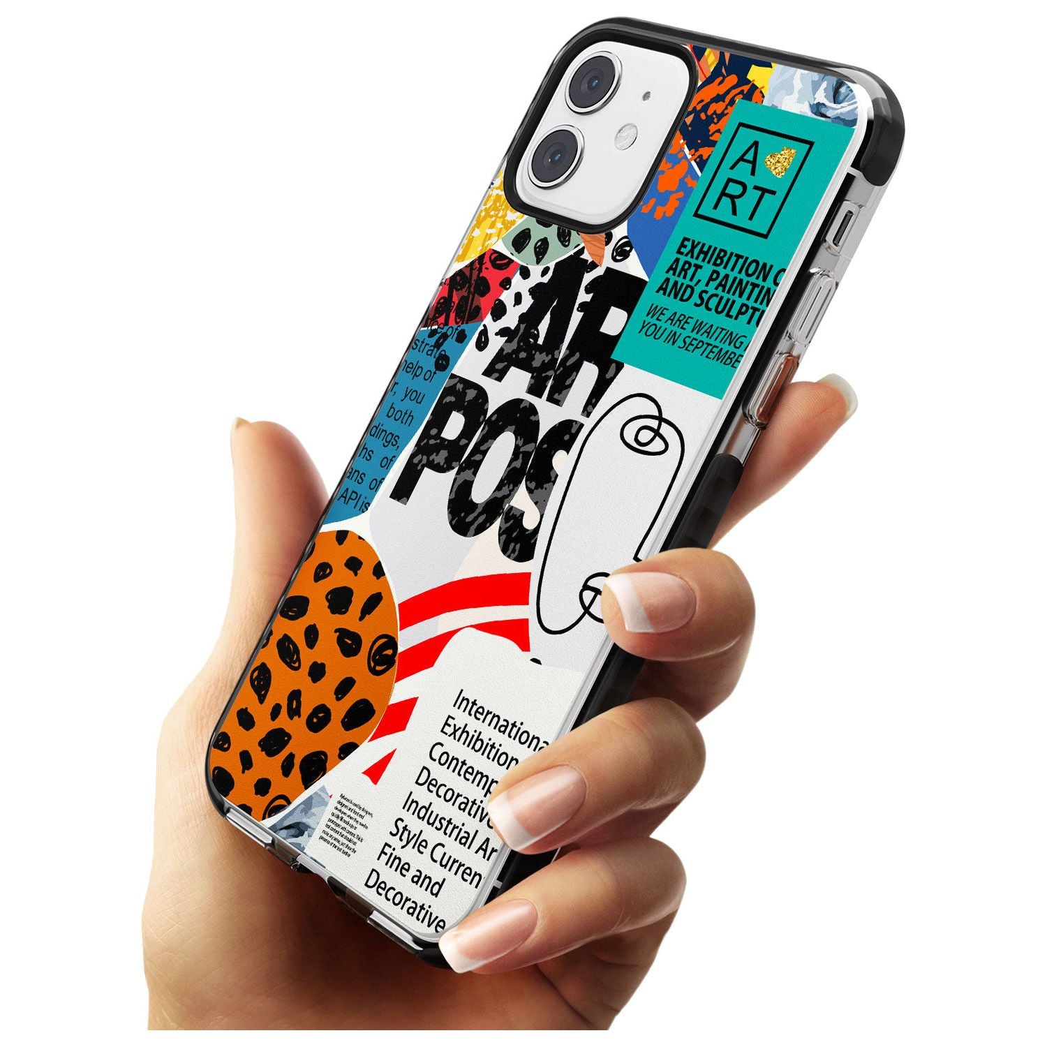 Abstract Art Poster Pink Fade Impact Phone Case for iPhone 11 Pro Max