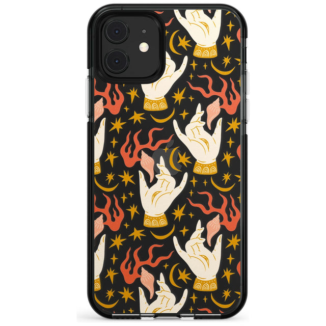 Hand Watcher Pattern Black Impact Phone Case for iPhone 11 Pro Max