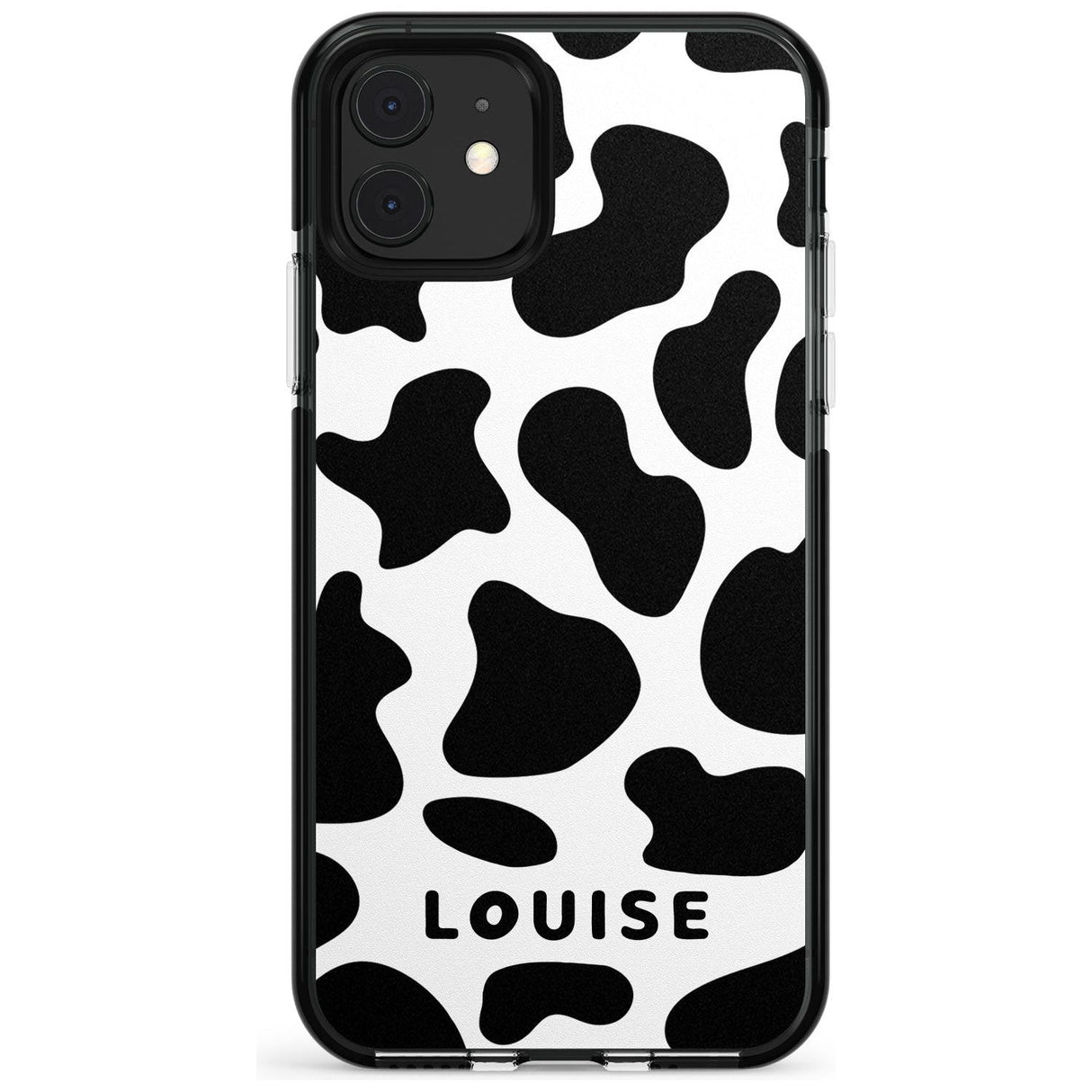 Custom Cow Print Pink Fade Impact Phone Case for iPhone 11 Pro Max