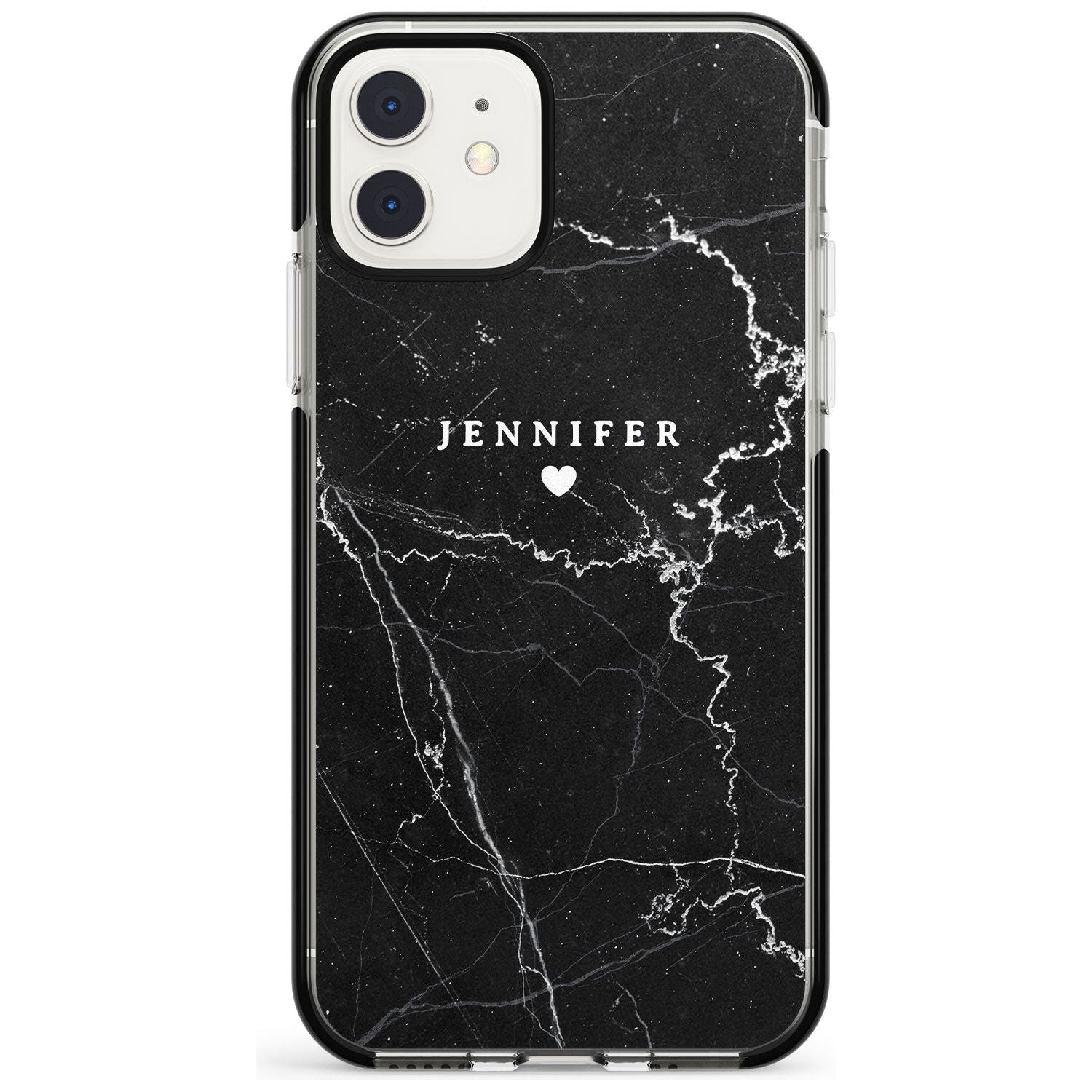 Personalised Black Marble Pink Fade Impact Phone Case for iPhone 11 Pro Max