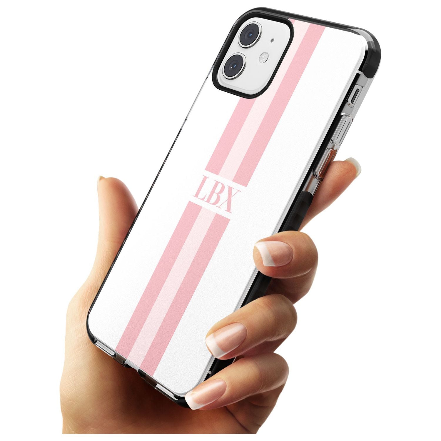 Minimal Pink Stripes iPhone Case   Custom Phone Case - Case Warehouse