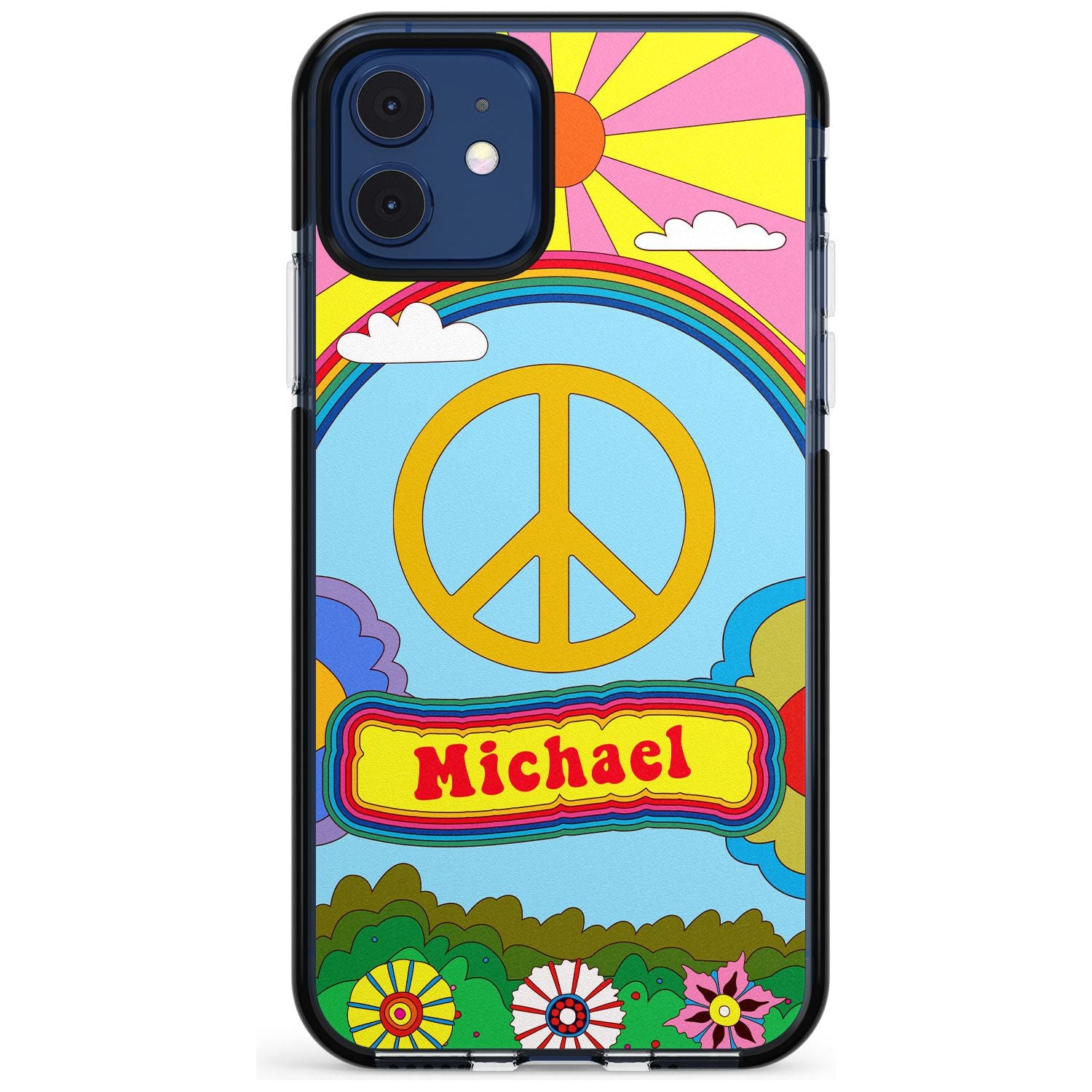 Custom Happy Days Pink Fade Impact Phone Case for iPhone 11 Pro Max