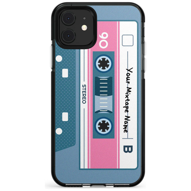 Retro Mixtape Pink Fade Impact Phone Case for iPhone 11 Pro Max