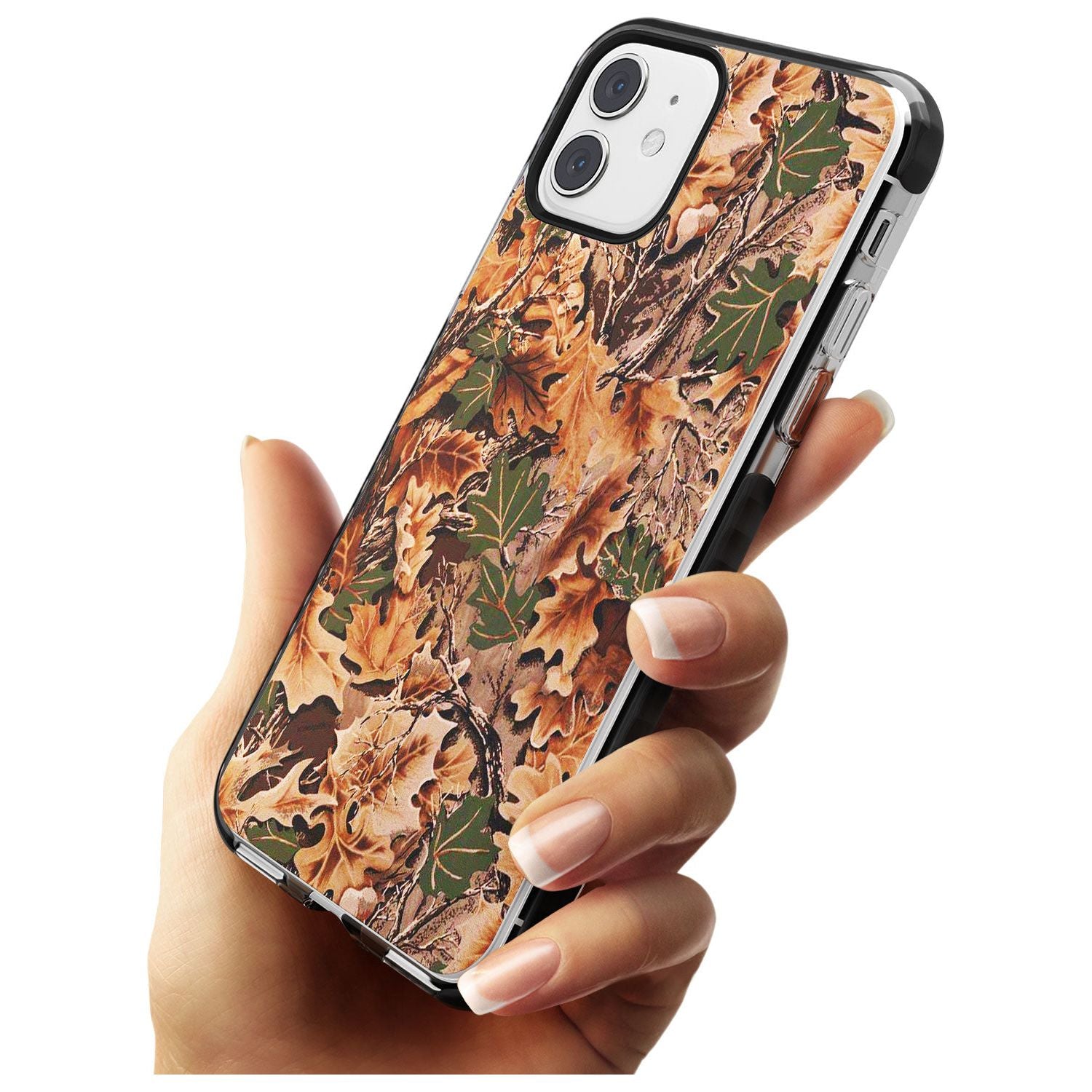 Leaves Camo Black Impact Phone Case for iPhone 11 Pro Max