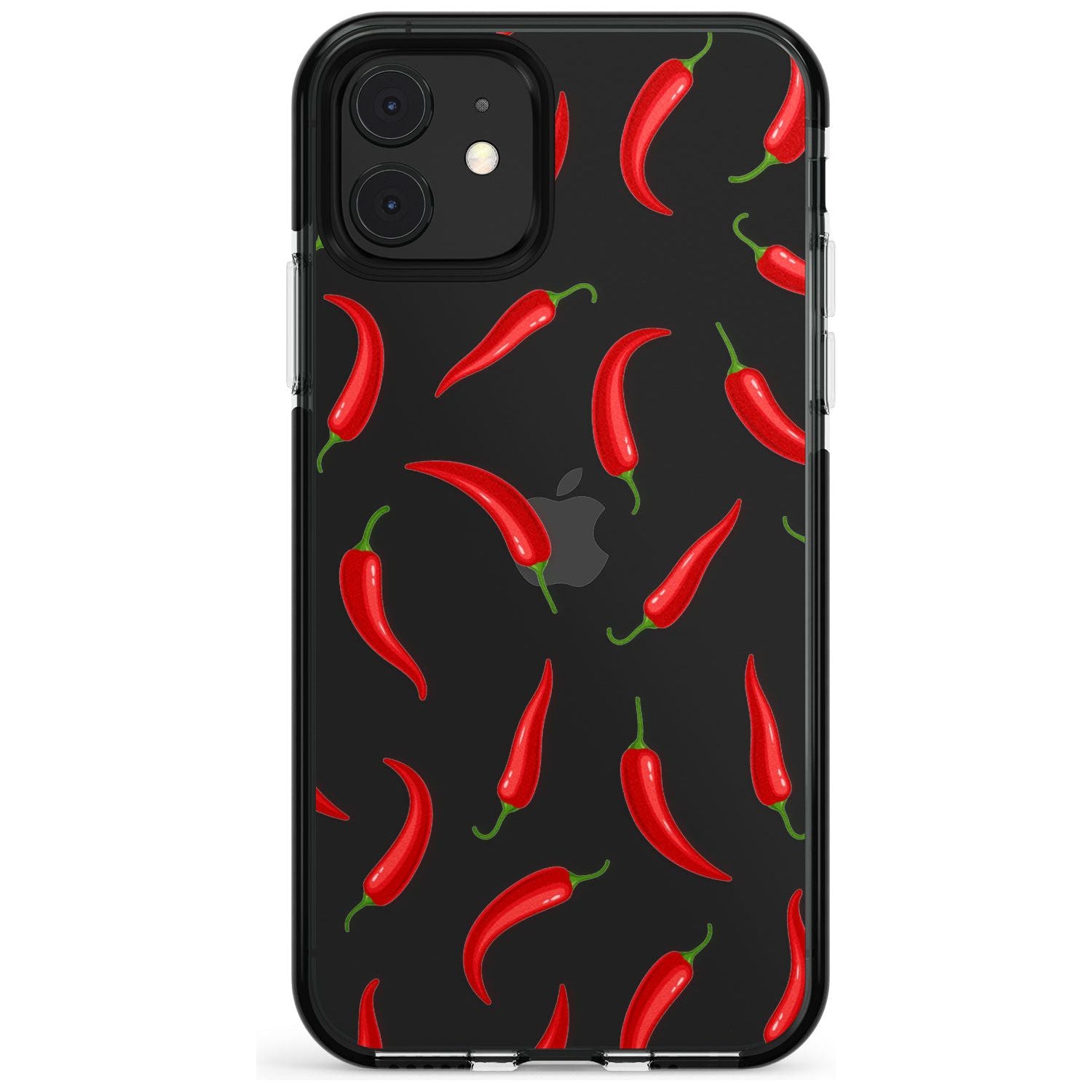 Chilly Pattern Black Impact Phone Case for iPhone 11 Pro Max