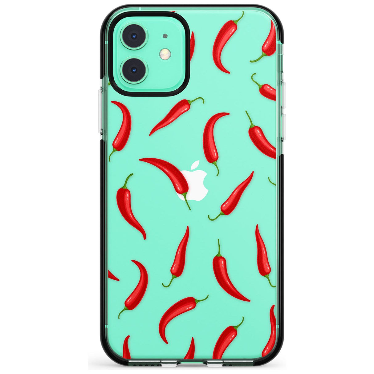 Chilly Pattern Black Impact Phone Case for iPhone 11 Pro Max