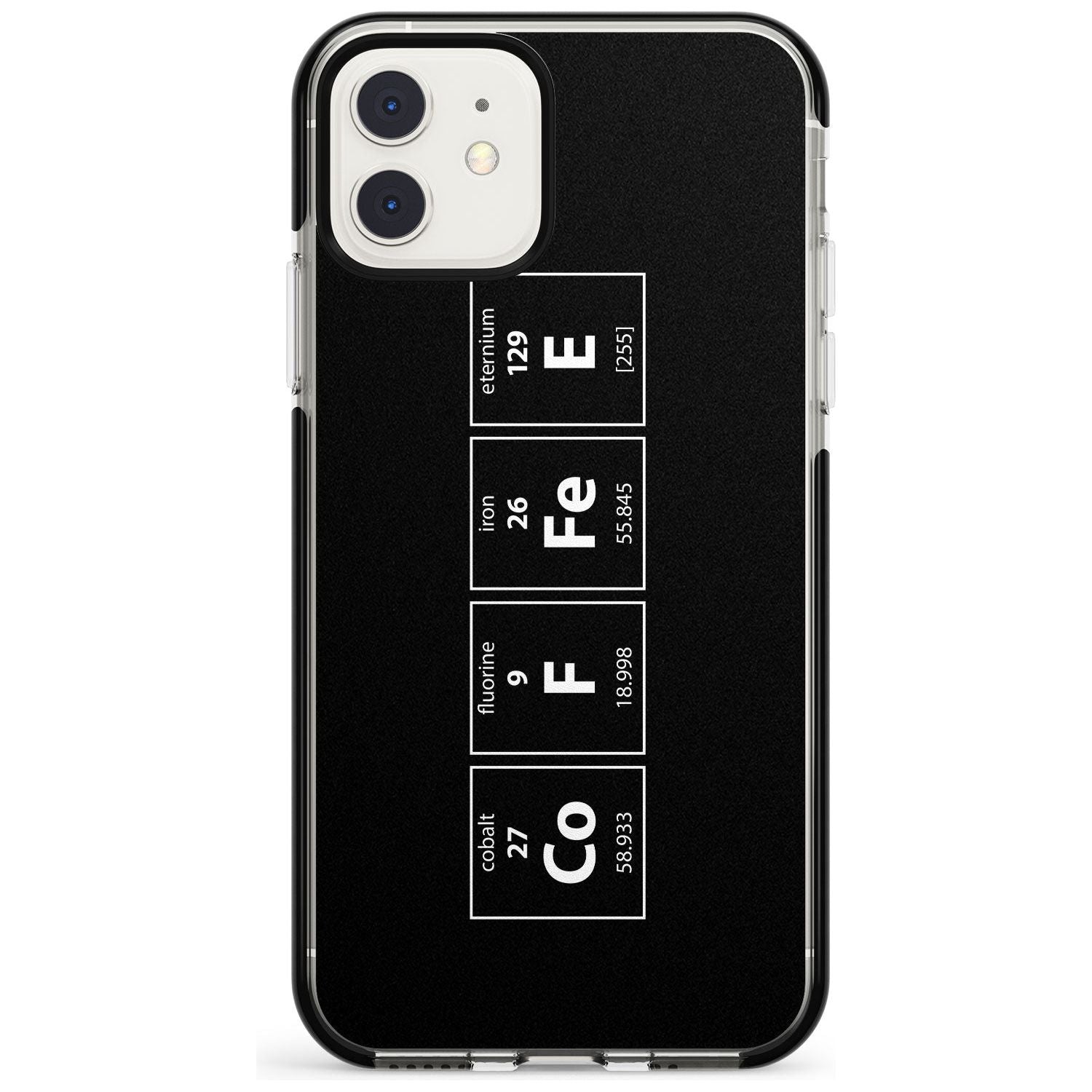 Coffee Element (Black) Black Impact Phone Case for iPhone 11