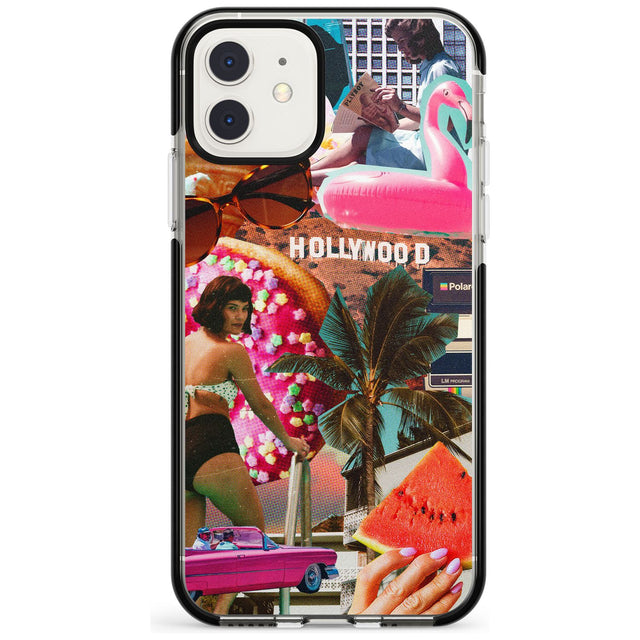 Vintage Collage: Hollywood Mix Black Impact Phone Case for iPhone 11