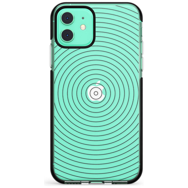 Abstract Lines: Circles Pink Fade Impact Phone Case for iPhone 11 Pro Max