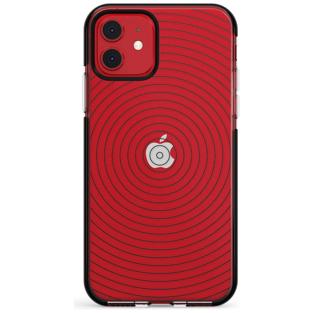 Abstract Lines: Circles Pink Fade Impact Phone Case for iPhone 11 Pro Max