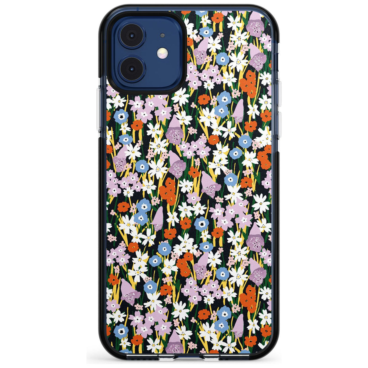 Energetic Floral Mix: Solid Pink Fade Impact Phone Case for iPhone 11 Pro Max
