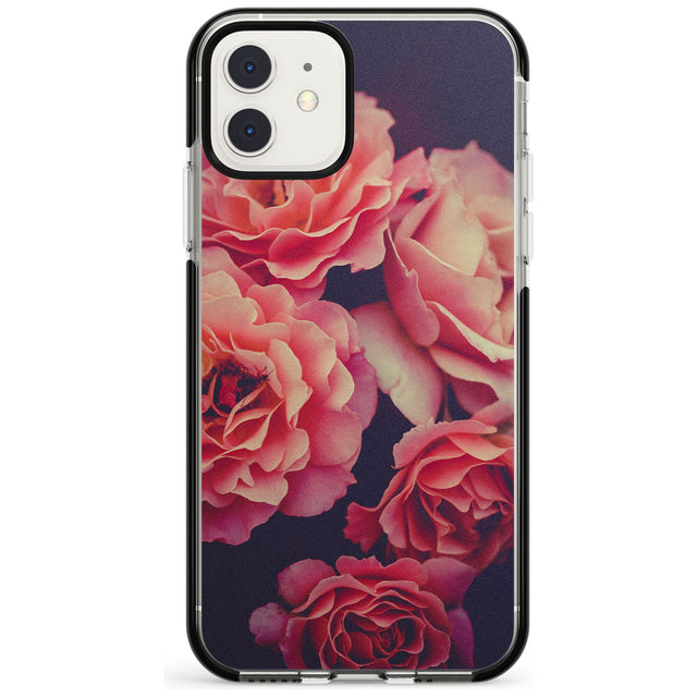 Pink Roses Photograph Black Impact Phone Case for iPhone 11