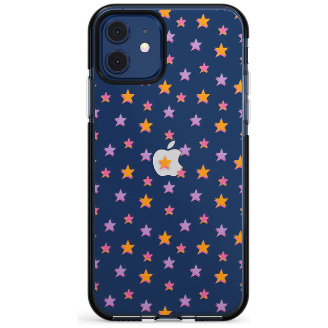 Spangling Stars Pattern Black Impact Phone Case for iPhone 11 Pro Max