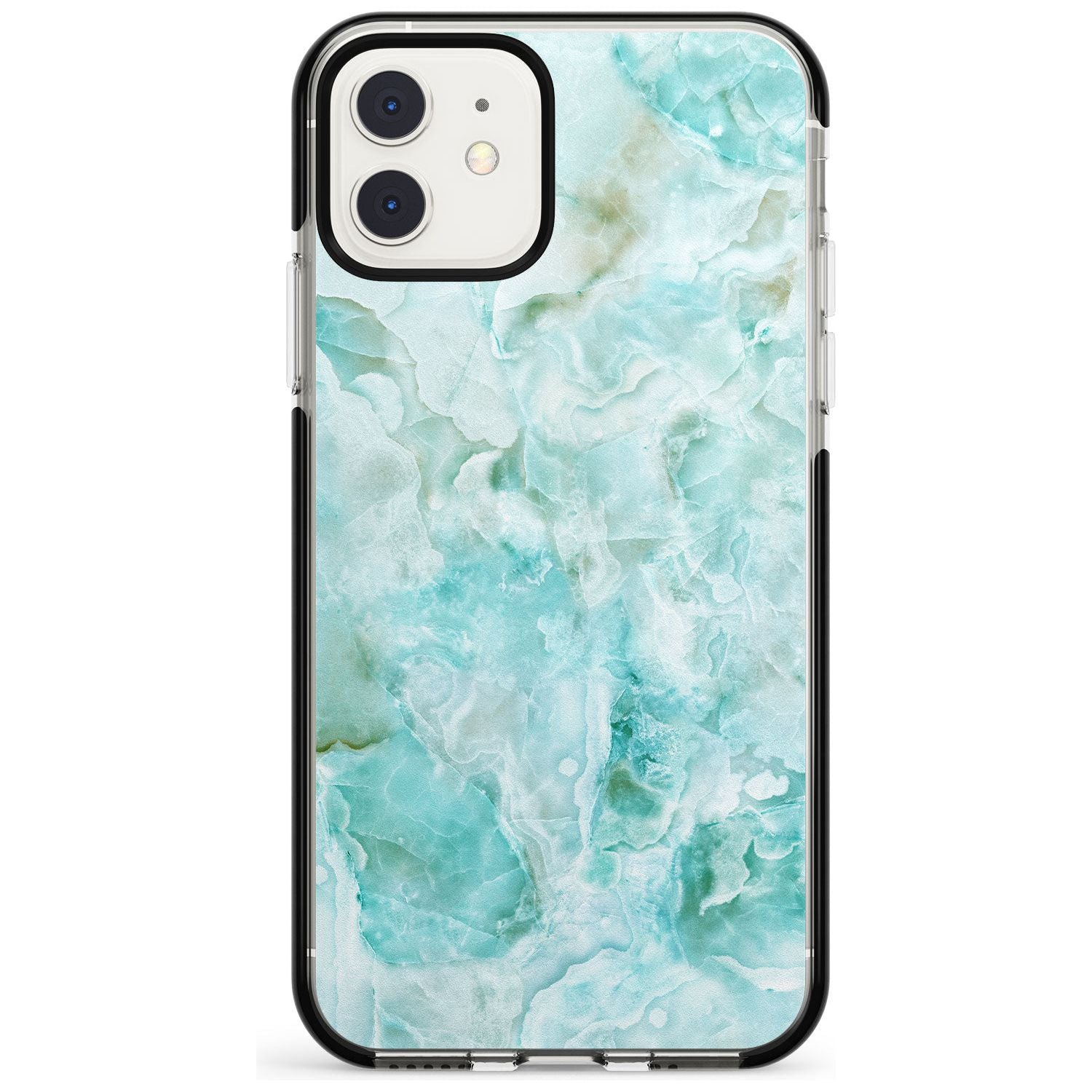Turquoise Aqua Onyx Marble Pink Fade Impact Phone Case for iPhone 11 Pro Max